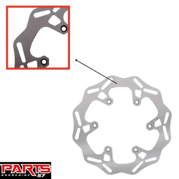 BDOFYA206R - DISCO DE FREIO TRASEIRO YAMAHA YZ 250/450  (2021 à 2023) 240mm - Foto 2