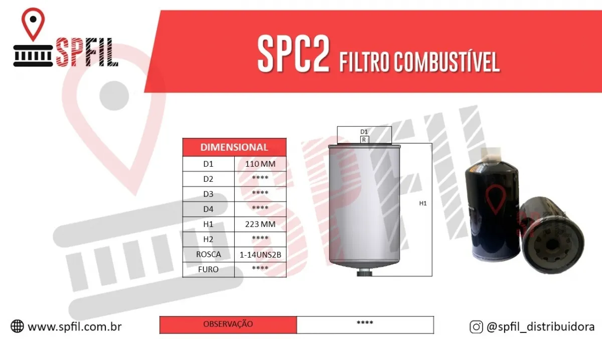 Filtro De Combustível SPC2