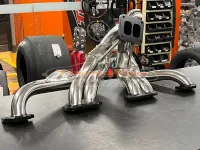 Coletor de Escape Turbo Opala 6Cil Inox Dobrado - Asafe  - Turbo para cima - Foto 2