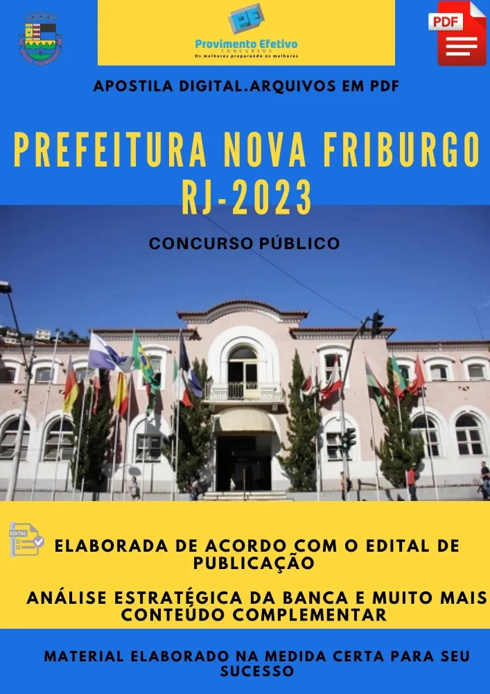 Apostila Prefeitura Nova Friburgo RJ Assistente Social 2023 Imagem