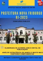 Apostila Pref Nova Friburgo RJ Fiscal Sanitário VIII Nutricionista/Eng Alimentos 2023