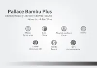 Colchão Casal Pallace Bambu Plus Molas ensacadas Conforto firme 32 cm - Foto 4