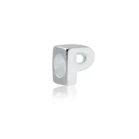 Berloque de Prata 950  Letra P -  251629