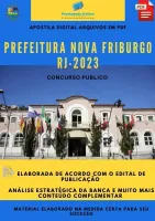 Apostila Pref Nova Friburgo RJ Fiscal Sanitário IV Engenheiro Civil  2023