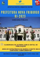 Apostila Pref Nova Friburgo RJ Fiscal Sanitário VII Médico Veterinário  2023