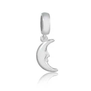 Berloque de Prata 950 -  Lua -  250478
