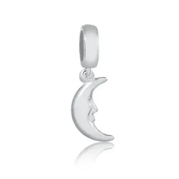 Berloque de Prata 950 -  Lua -  250478