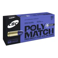 MUNIÇÃO CAL. 9mm CBC POLYMATCH 147GR CX C50