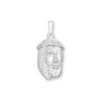 Pingente de prata Face de Cristo - 250603