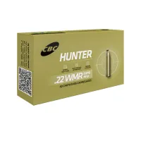 MUNIÇÃO CAL. 22 WMR CBC HUNTER 40gr CX C50