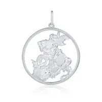 Pingente de prata São Jorge - 251225