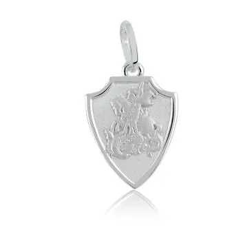 Pingente de prata São Jorge  - 250538