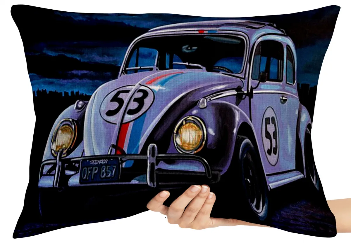 Capa de Almofada ou Travesseiro fusca herbie Imagem