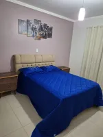 Jogo de Cobreleito Bordados Vitória Queen 03 Peças Azul - Foto 2