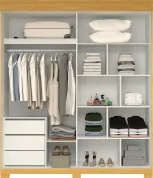 Guarda Roupa 2 Portas Deslizante  Heloísa Prime 100% MDF ACP - Foto 2