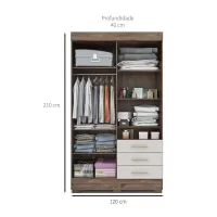 Guarda Roupa Débora 04 portas 100% MDF  ACP - Foto 2