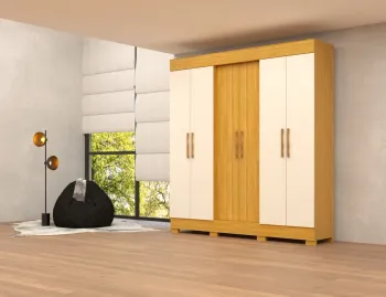 Guarda Roupa Cássia 06 Portas 100% MDF ACP
