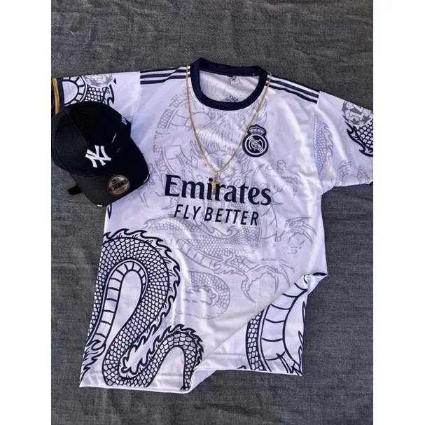 REAL MADRID BRANCA (P/M/G) Imagem