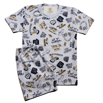 Pijama Infantil Masculino Tamanho 1 Curto - Foto 2