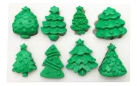 Molde de Silicone Coleção Árvores de Natal  - Foto 3