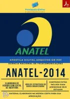 Apostila Anatel 2014 - Mídia Digital - Especialista Regulação.