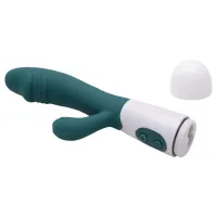 VIBRADOR SIME PONTO G E CLITÓRIS EM SILICONE  COM 30 VIBRAÇÕES CORES - SI.                                                                          LIBYSEXSHOP - Foto 9