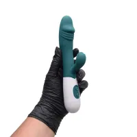 VIBRADOR SIME PONTO G E CLITÓRIS EM SILICONE  COM 30 VIBRAÇÕES CORES - SI.                                                                          LIBYSEXSHOP - Foto 10
