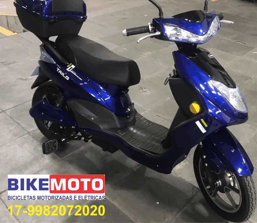 Scooter Elétrica Bolt 400 W 2026 Tailg Bikemoto Azul