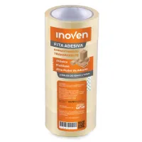 Fita Adesiva Transparente 45mm x 100m – Caixa com 15 Rolos | 1.500m Total | Logística e E-commerce - Foto 2