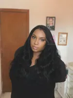 May Lace Humana ondulada UltraHD  cabelo brasileiro repartição  LivreBigPlus®  - Foto 11