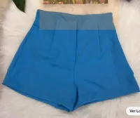 DOMI MODAS Short Alfaiataria Bolso Fake 9256 - Foto 5