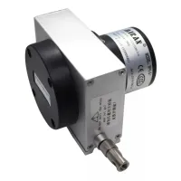SENSOR DE DESLOCAMENTO LINEAR CABO 3000MM POTENCIÔMETRO FIO - Foto 6