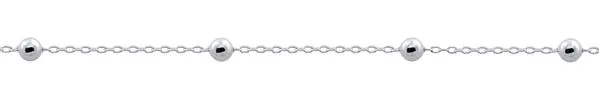 Pulseira de prata 950 com bolas - 240653