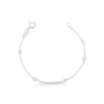 Pulseira de prata 950 - Bolas - 240720