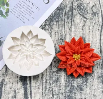 Molde de Silicone Flor do Natal