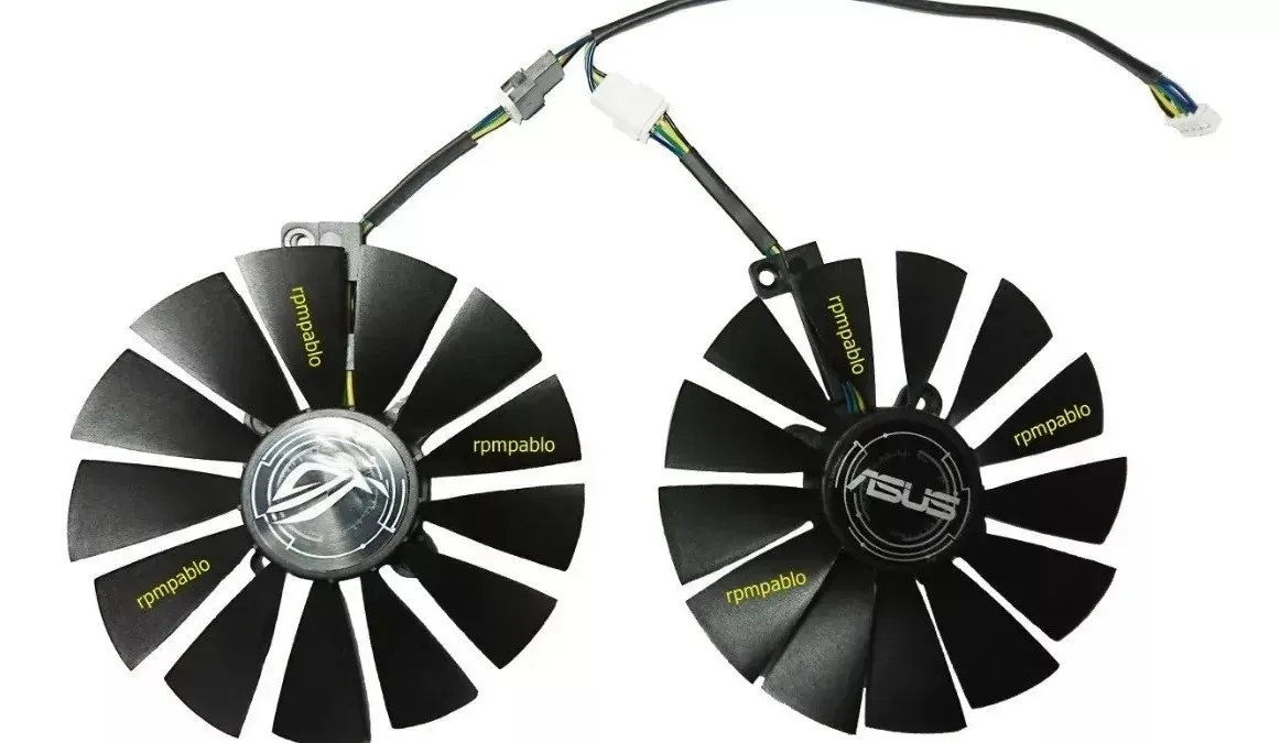 Dual Fan Cooler Placa Vídeo Asus Arez Amd Radeon Rx580 Dual