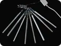 Kit Jogo de 8 Tubo Led 50 CM  chuva de meteoro snowfall efeito neve