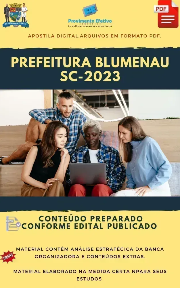 Apostila Prefeitura Blumenau SC Fisioterapeuta 2023