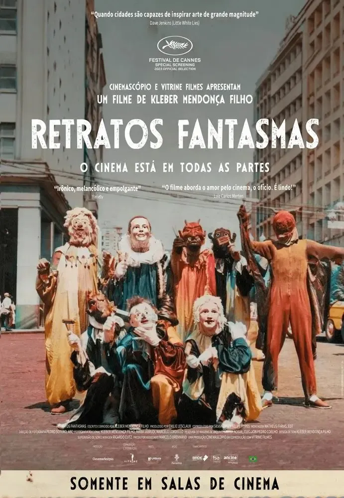 Retratos Fantasmas (2023) Kleber Mendonça Filho DVD Imagem