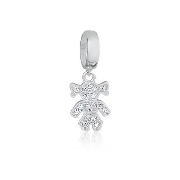 Berloque de Prata 925  - Boneca - 251455 Imagem