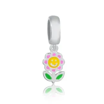 Berloque de Prata 925 - Flor - 250014