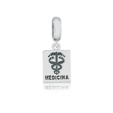 Berloque de Prata 950 -  Medicina -  250169 Imagem