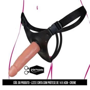 CINTA COM PRÓTESE DE 14,8 X 3,8CM – CREME - Foto 2