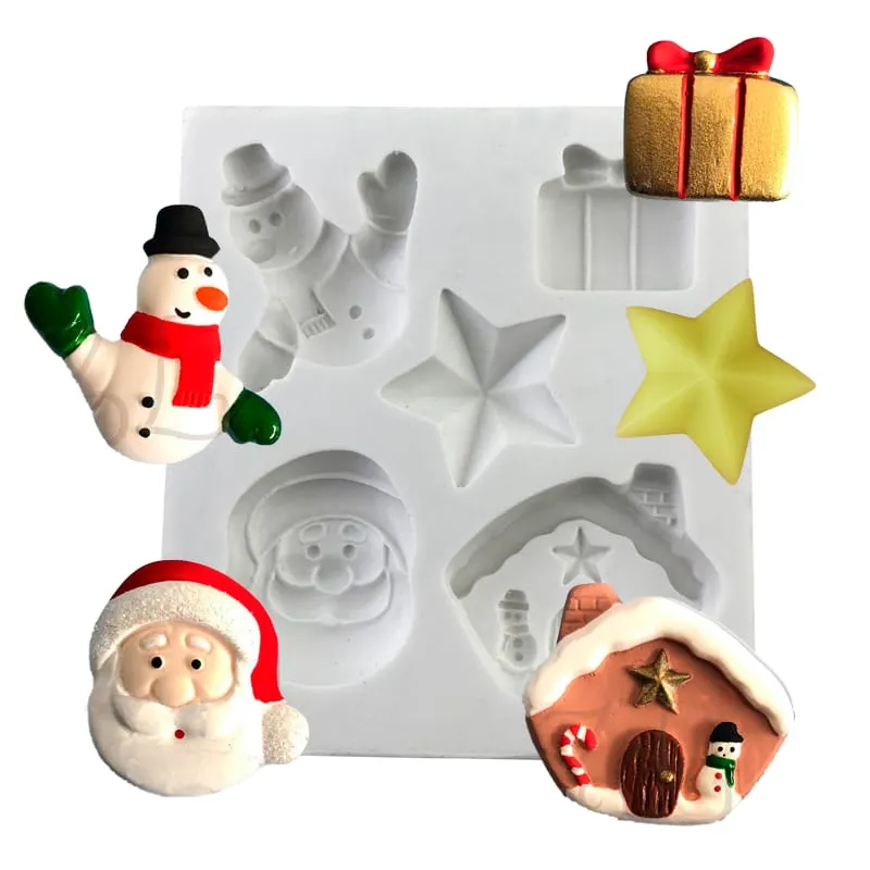 Molde de Silicone Natal 003