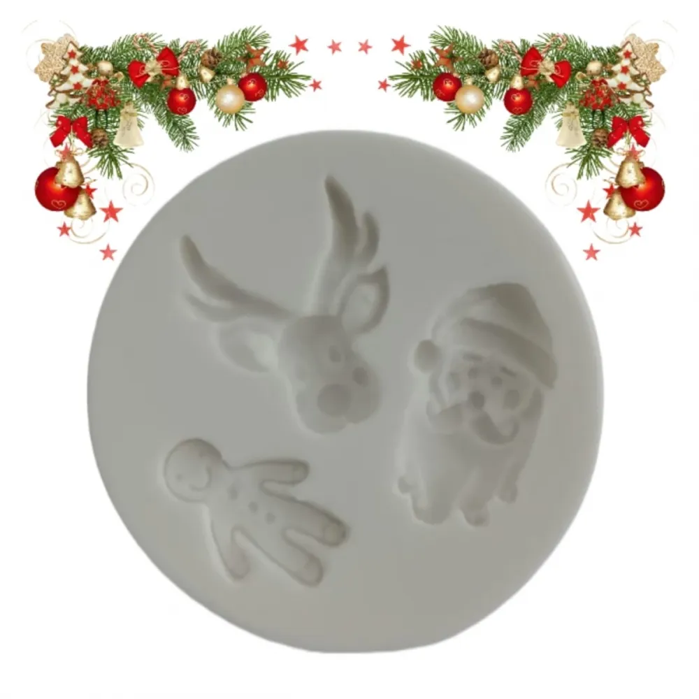 Molde de Silicone Natal 004