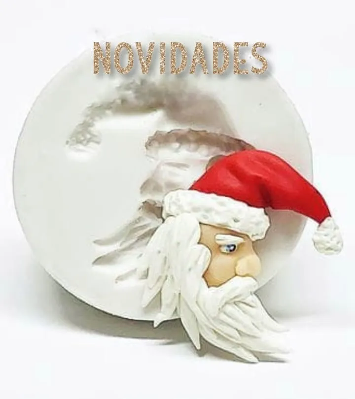 Molde de Silicone Noel Lua Imagem