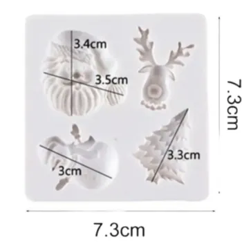 Molde de Silicone Natal 008 - Foto 2