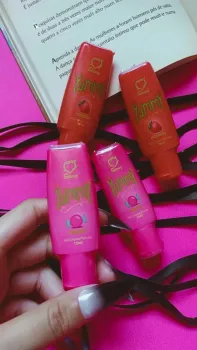 Yummy gel térmico beijavel - morango 