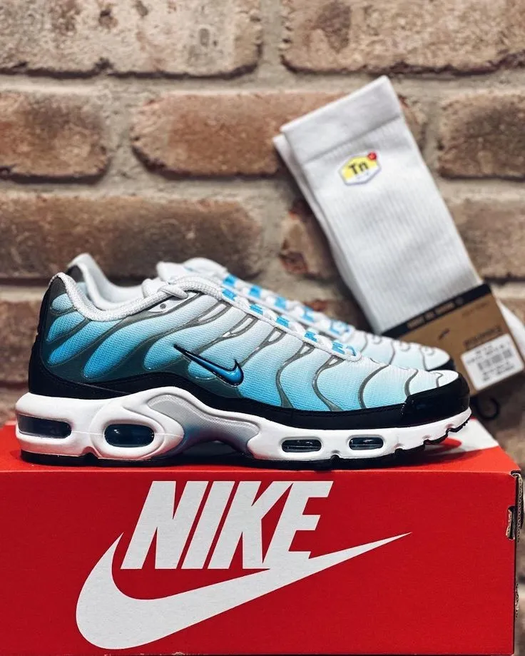 Nike Air Max Tn (Branco com azul 2.0)