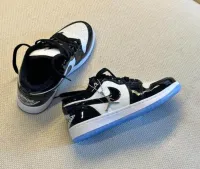 Nike Dunk Preto e Branco com azul  - Foto 2